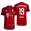 Camiseta de fútbol FC Bayern de Múnich Alphonso Davies 19 Primera Equipación 2021/22 - Hombre